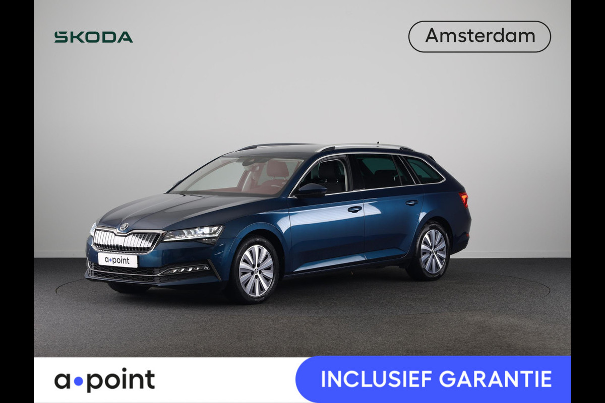 Škoda Superb 1.4 TSI iV Style 218 pk Automaat (DSG) | Navigatie | Parkeersensoren (Park assist) | Achteruitrijcamera | Standkachel | Stoelverwarming |