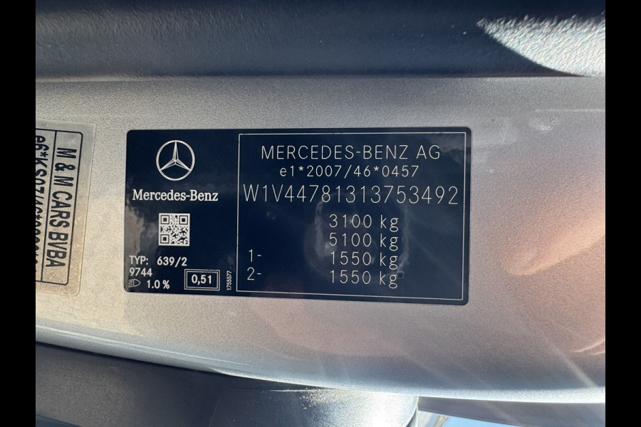 Mercedes-Benz V-Klasse 300d Lang 9G M-bux Leder Elektrische klep Trekhaak afneembaar Camera Verwarmde stoelen