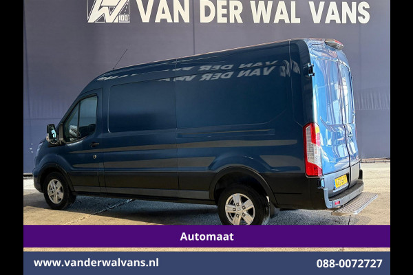 Ford Transit 2.0 TDCI 185pk Automaat L3H2 Euro6 Airco | Xenon | Camera | Navigatie | Apple Carplay | Cruisecontrol | LED Android Auto, Verwarmde voorruit, Stoelverwarming, LM velgen, Elektrisch verstelbare bestuurdersstoel, Parkeersensoren, Bijrijdersbank