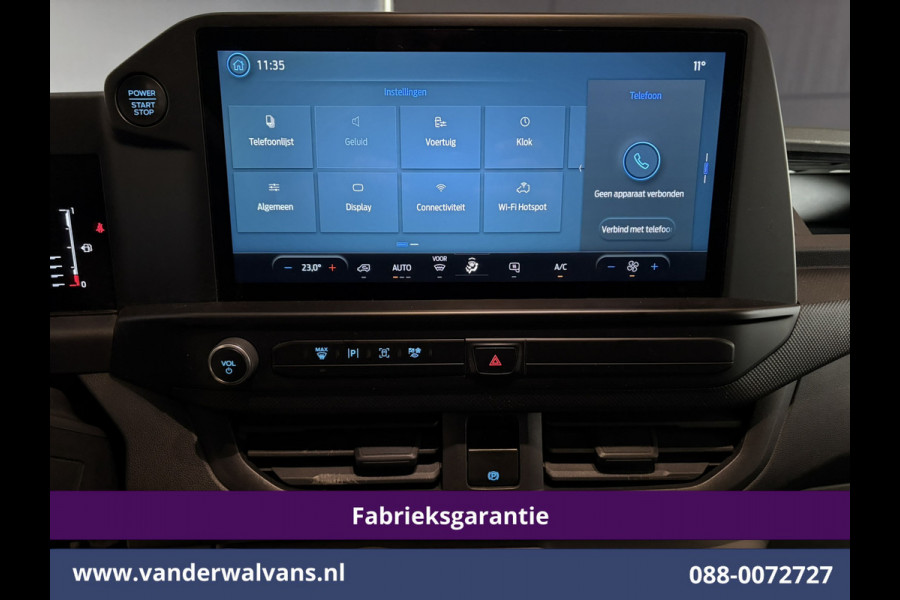 Ford Transit Custom 2.0 TDCI 136pk L2H1 Fabrieksgarantie Euro6 Airco | Camera | Apple Carplay | LED Cruisecontrol, Android Auto, Verwarmde Voorruit, Parkeersensoren, Bijrijdersbank
