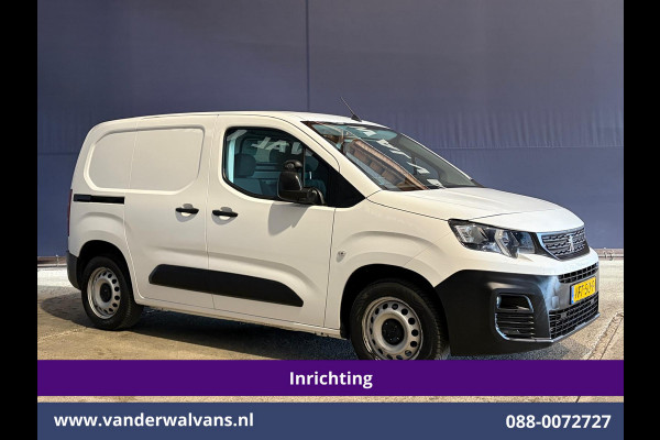 Peugeot Partner 1.5 BlueHDI 102pk L1H1 inrichting Omvormer Euro6 Airco | Trekhaak | Apple Carplay | Cruisecontrol Android auto, Dakdragers, parkeersensoren,