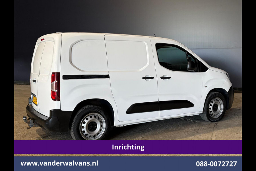 Peugeot Partner 1.5 BlueHDI 102pk L1H1 inrichting Omvormer Euro6 Airco | Trekhaak | Apple Carplay | Cruisecontrol Android auto, Dakdragers, parkeersensoren,