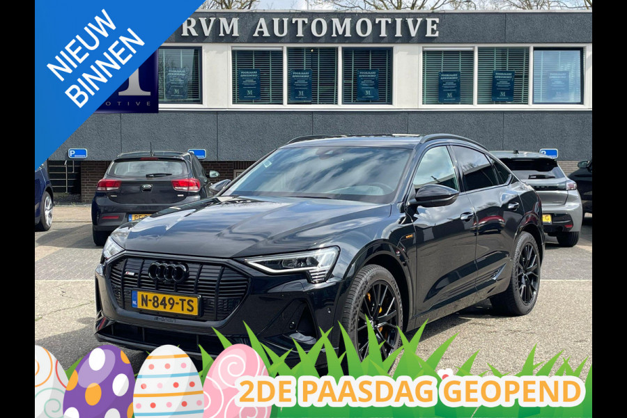 Audi e-tron Sportback 55 quattro S edition 95 kWh VAN € 39.900,- VOOR € 36.877,- UW LENTEVOORDEEL  € 3.023,-! | SOH 95% | S LINE BLACKLINE  | B&O AUDIO | ADAPTIVE CRUISE | 360 CAMERA | KEYLESS ENTRY