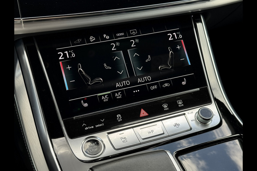 Audi Q8 60 TFSI e Competition | Pano | Luchtvering | B&O | Matrix | 360 | Carplay | Memory | NL Auto | Sfeerverichting | 1e eig.