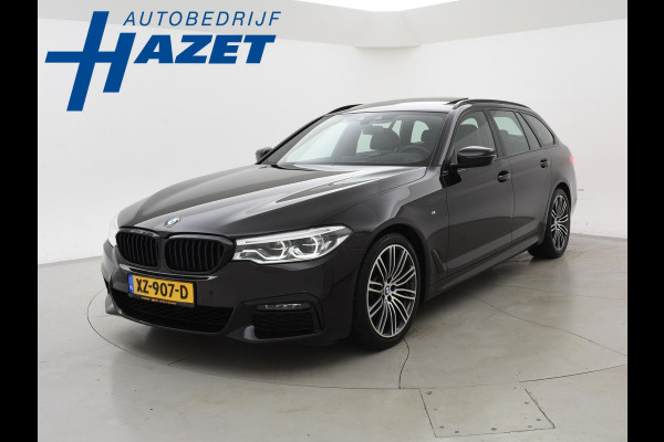 BMW 5 Serie Touring 520i 184 PK M-SPORT H.E. AUT. *ALMANDINBRAUN* + PANORAMA | NAPPA LEDER | HEAD-UP | 19 INCH