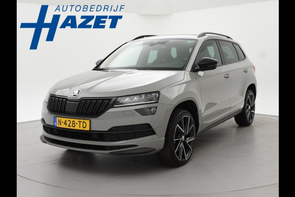 Škoda Karoq 1.5 TSI ACT 150 PK DSG SPORTLINE + CANTON AUDIO | STEEL GREY | CAMERA | 19 INCH | VIRTUAL | SFEER