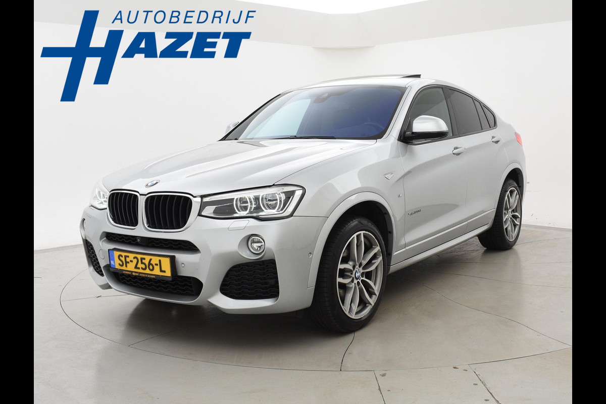 BMW X4 xDrive20d 190 PK M-SPORT + SCHUIFDAK | HEAD-UP | 360 CAMERA | APPLE CARPLAY | LEDER