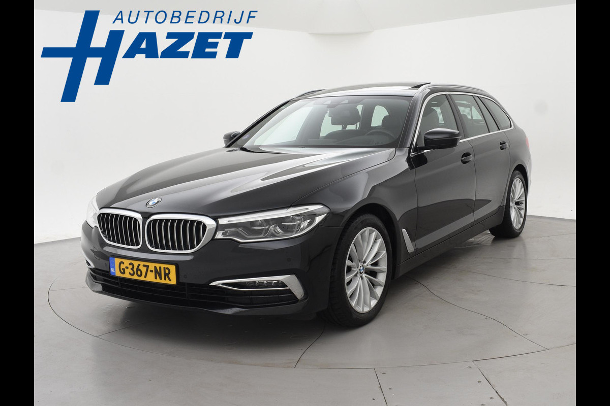 BMW 5 Serie Touring 520i HE LUXURY + PANORAMA | HEAD-UP | LIVE COCKPIT | 1e EIGENAAR | SFEERVERLICHTING | LEDER