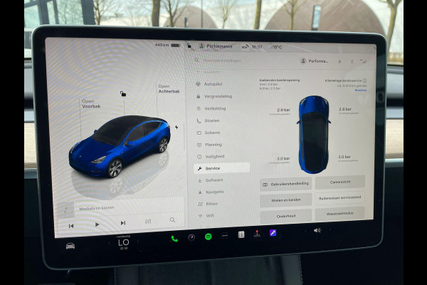 Tesla Model Y Long Range AWD 75 kWh VAN: 34.900,- VOOR: 32.877,- UW LENTEVOORDEEL: 3.023,- | RIJKLAARPRIJS INCL. 12MND BOVAG | TREKHAAK | SOH 95% |