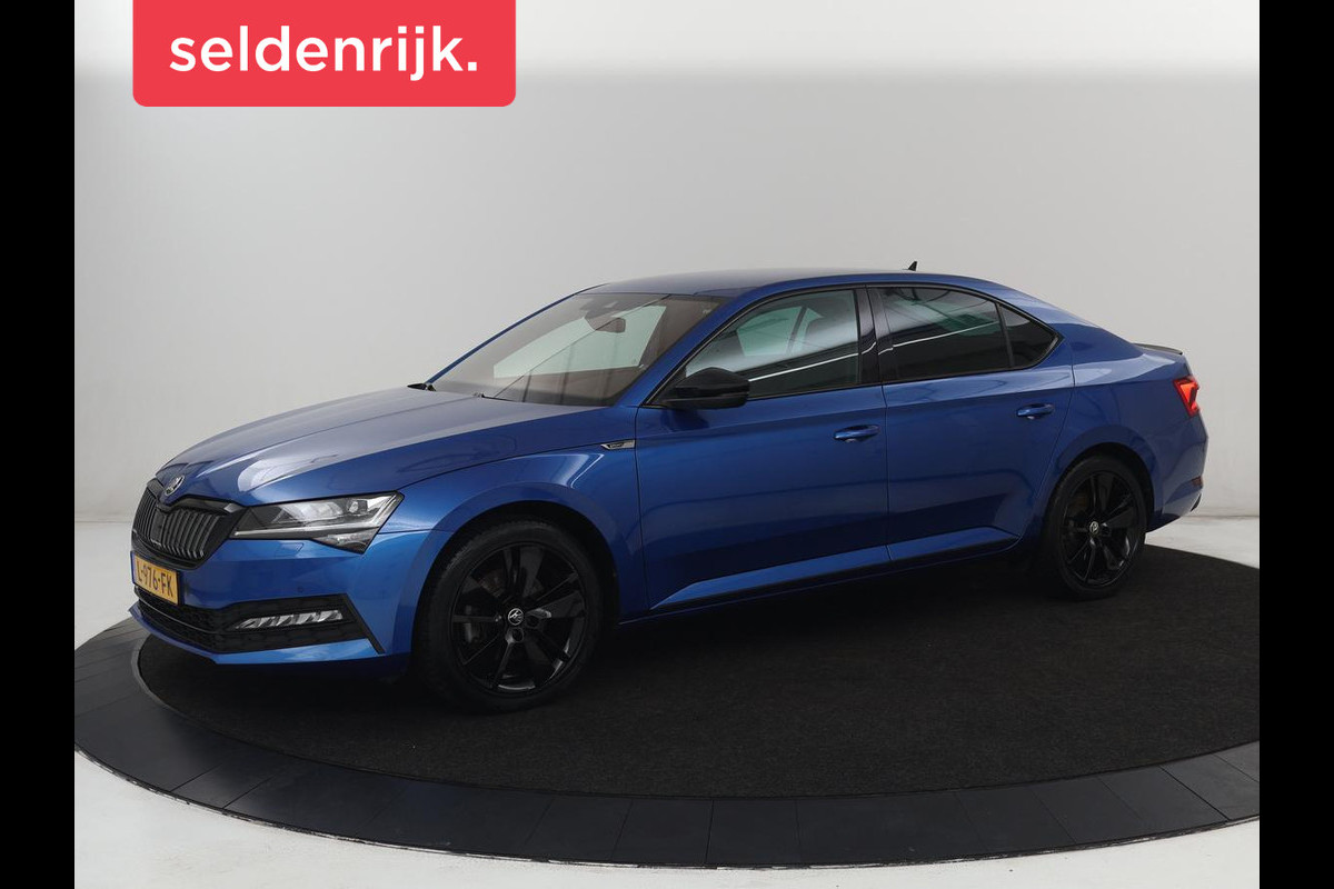 Škoda Superb 1.4 TSI iV Sportline | SOH 96% | 360 Camera | Adaptive cruise | Trekhaak | Achterbankverwarming | Canton Sound | Matrix LED | Alcantara | Stoelverwarming | Carplay | Navigatie | PHEV | Plug In