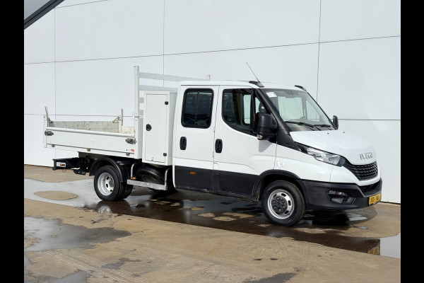 Iveco Daily 35C14 2.3 Kipper Dubbele Cabine Dubbellucht 6 Stoelen Airco Cruise Control Trekhaak Luchtgeveerde stoel