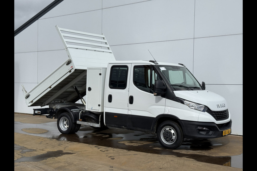 Iveco Daily 35C14 2.3 Kipper Dubbele Cabine Dubbellucht 6 Stoelen Airco Cruise Control Trekhaak Luchtgeveerde stoel