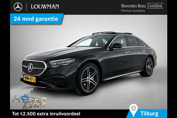 Mercedes-Benz E-Klasse 300 e AMG Plug-In Hybride AMG Line | Panoramadak | Widescreen Dashboard | Burmester® 4D surround sound system | Digil Licht. Inclusief 24 maanden Mercedes-Benz Certified garantie voor Europa.