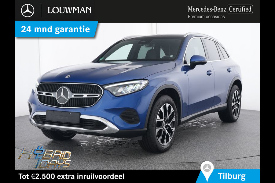 Mercedes-Benz GLC 300 e 4MATIC Plug-In Hybride Panorama Schuif-Kanteldak | Trekhaak | Memory Pakket | Stoel en Stuurverwarming. Inclusief 24 maanden MB Certified garantie voor Europa.
