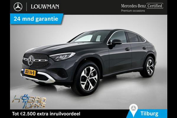 Mercedes-Benz GLC Coupé 300 e 4MATIC Plug-In Hybride Trekhaak | Alarm Klasse 3 | Rijassistentiepakket plus | Stuur en Stoelverwarming | Parkeerpakket met 360°-camera | Distronic. Inclusief 24 maanden Mercedes-Benz Certified garantie voor Europa.