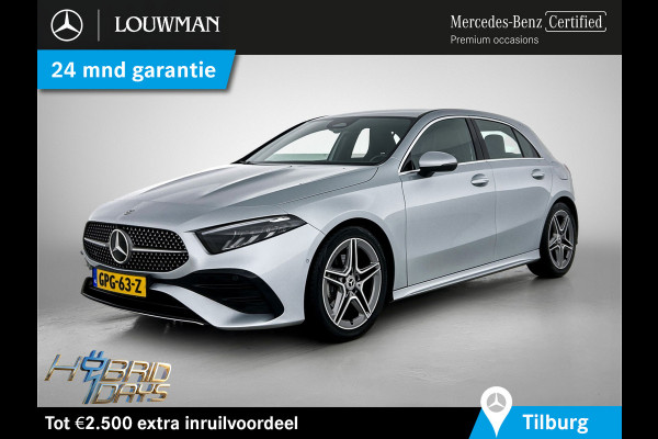 Mercedes-Benz A-Klasse 180 AMG Star Edition AMG Line | Ledkoplampen | Apple CarPlay | Licht- en zicht pakket | Keyless-Go | Spiegel Pakket | Stoelverwarming. Inclusief 24 maanden MB Certified garantie voor Europa.
