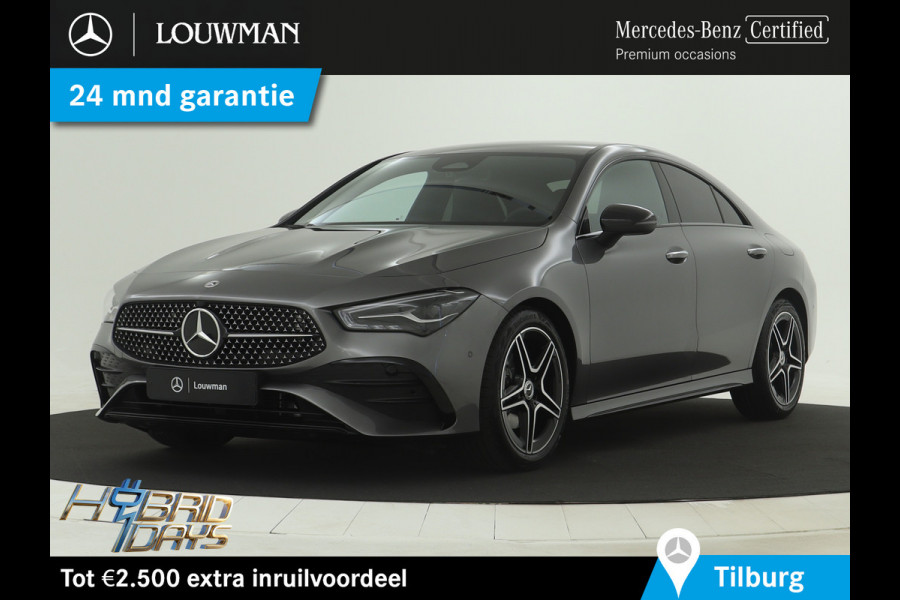 Mercedes-Benz CLA-Klasse 180 AMG Line 5 spaaks lichtmetalen velgen | Nightpakket | Premium Pakket | Distronic | Inclusief 24 maanden Mercedes-Benz Certified garantie voor Europa.