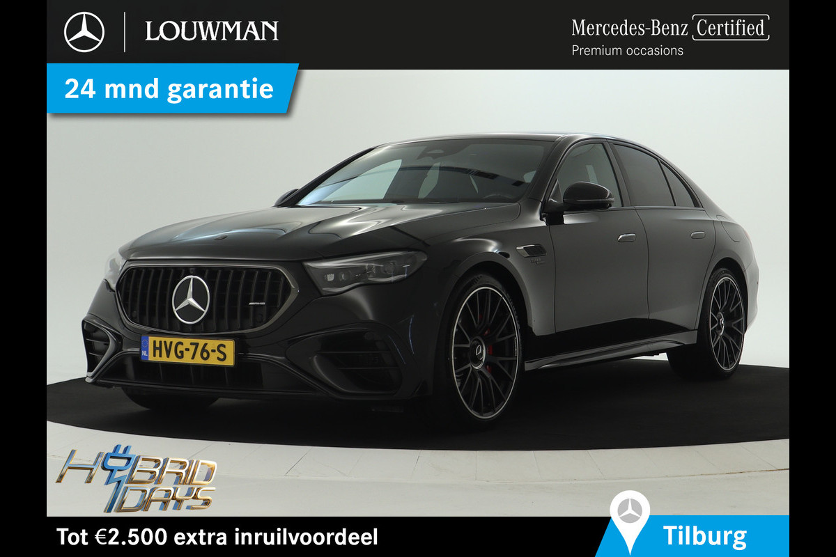 Mercedes-Benz E-Klasse AMG 53 4MATIC+ | MBUX Superscreen | AMG DYNAMIC PLUS Pakket | AMG Performance Sitz-Pakket Advanced  | AMG Real Performance Sound | Burmester® 4D-Surround-Soundsystem | Inclusief 24 maanden Mercedes-Benz Certified garantie voor Europa.