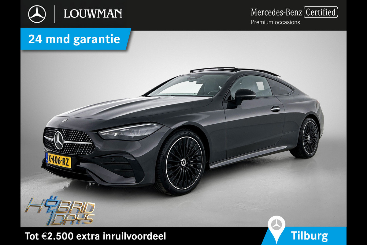 Mercedes-Benz CLE Coupé 200 AMG Line | Panoramadak | Multi spaaks Lichtmetalen velgen | Night pakket | Parking support met camera achter | Head-up display | Inclusief 24 maanden Mercedes-Benz Certified garantie voor Europa.