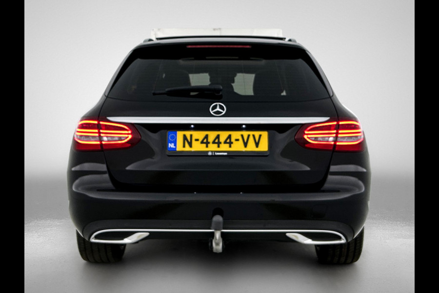 Mercedes-Benz C-Klasse Estate 180 Business Solution Avantgarde Trekhaak | Panoramadak | Multi spaaks lichtmetalen velgen | Navigatie | Parking support | Inclusief 24 maanden MB Certified garantie voor Europa.