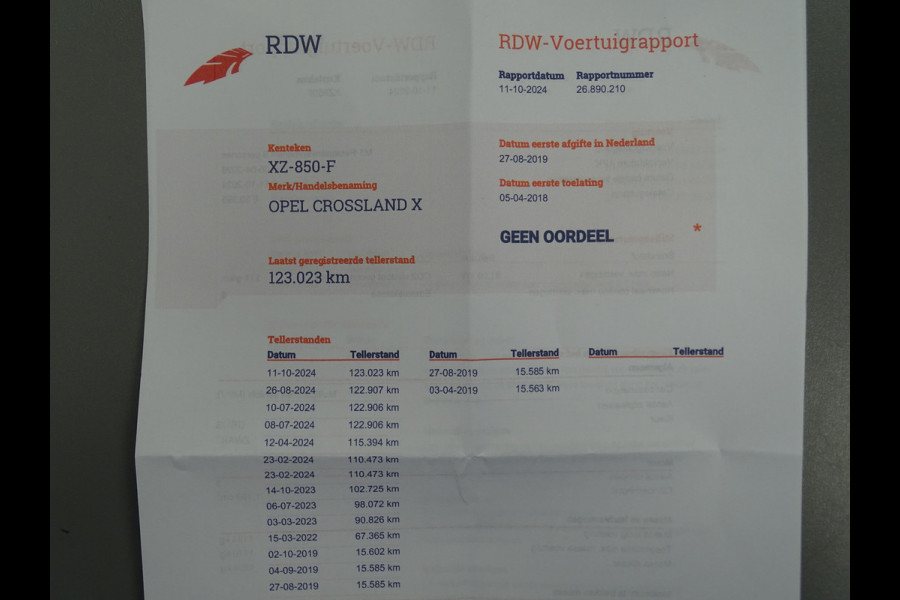 Opel Crossland X 1.2 Turbo Innovation, Panodak, Cruise, Navi,Trekhk, Zeer Compleet!