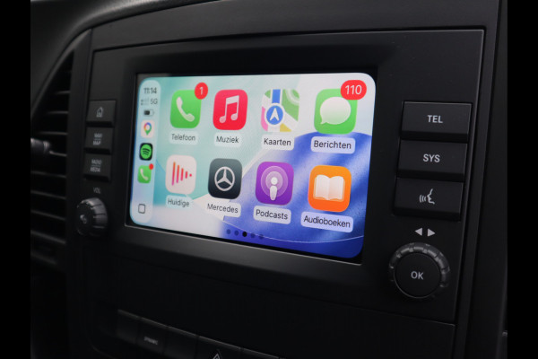 Mercedes-Benz eVito 112 66 kWh AC+DC Snelladen SoH 97,4 % L2 Lang - Apple Carplay - Betimmerd
