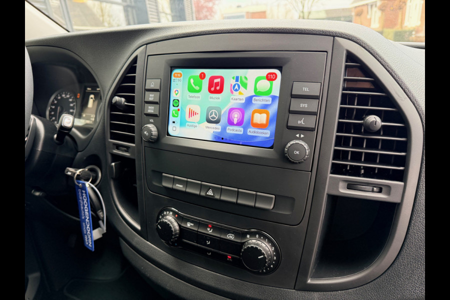 Mercedes-Benz eVito 112 66 kWh AC+DC Snelladen SoH 97,4 % L2 Lang - Apple Carplay - Betimmerd