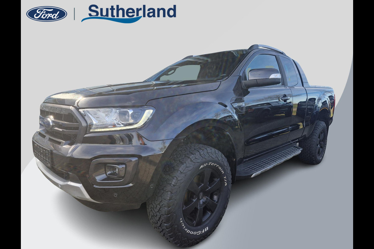 Ford Ranger 2.0 EcoBlue Wildtrak Supercab | Trekhaak 3500KG | Camera | Stoelverwarming | Climate Control | Navigatie | Cruise Control |