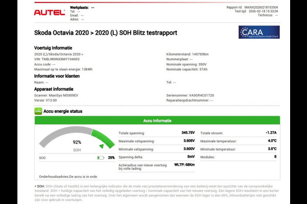 Škoda Octavia 1.4 TSI iV PHEV Sportline | SOH 92% | Head-Up | Adaptive Cruise | Carplay | Stoelverwarming | Side Assist | Memory | Navigatie | Full LED | Sfeerverlichting | Canton Sound | PHEV | Plug In