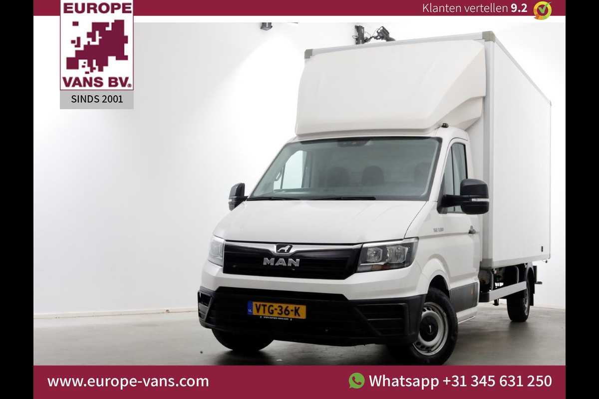 MAN TGE 3.180 2.0 177pk DSG-Automaat Bakwagen met achterdeuren 235cm Hoog 01-2023