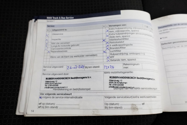 MAN TGE 3.180 2.0 177pk DSG-Automaat Bakwagen met achterdeuren 235cm Hoog 01-2023