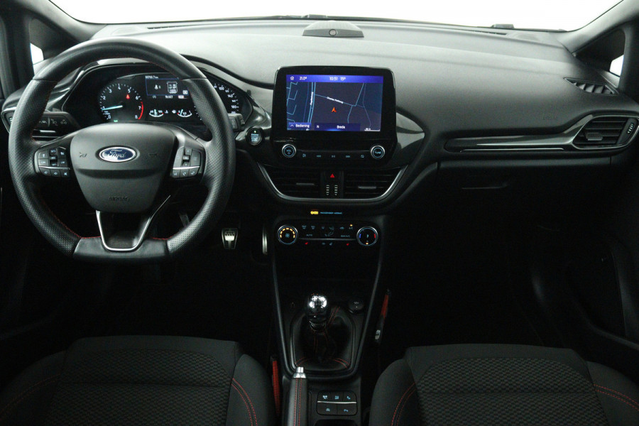 Ford Fiesta 1.0 EcoBoost Hybrid ST-Line X (TREKHAAK, CAMERA, STOEL/STUUR VERWARMING, CRUISE CONTROL ADAPTIEF, PARKEERSENSOREN)