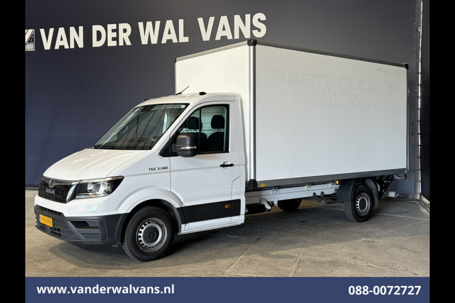 MAN TGE 2.0 141pk Bakwagen Laadklep Euro6 Airco | Apple Carplay | Android Auto Bijrijdersbank