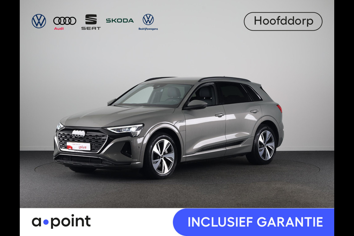 Audi Q8 e-tron 50 quattro Edition 95 kWh 340pk | SOH 96% | Lederen bekleding | | 20 inch lichtmetalen velgen | Elektrisch verstelbare voorstoelen met geheugen | Parkeercamera |