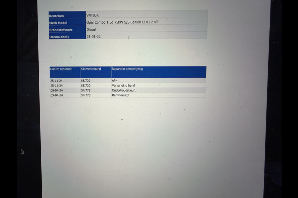 Opel Combo 1.5D L1H1 102PK Euro 6 Edition Cruise Control/carplay/camera