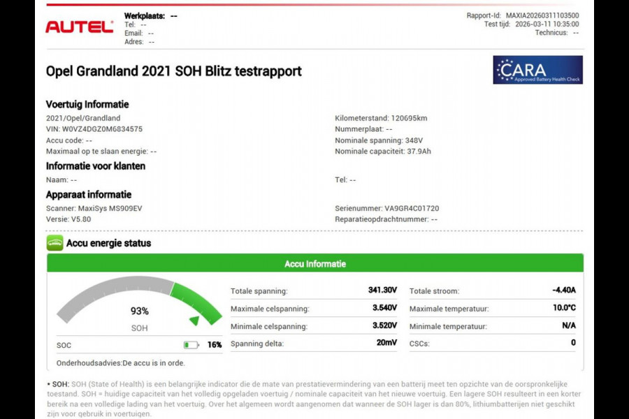 Opel Grandland X 1.6 Turbo Hybrid Elegance | SOH 93% | Stoelventilatie | Leder | Trekhaak | 360 Camera | Carplay | Stoelverwarming | Navigatie | Full LED | Cruise control | Bluetooth | Climate control | PHEV | Plug In