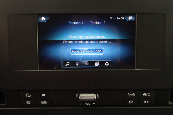 Mercedes-Benz Sprinter 317 CDI Aut. L2H1 Leer, 3-Zits, Camera, Standkachel, Airco, Cruise, Apple Carplay, Trekhaak