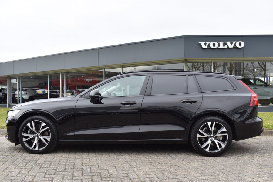 Volvo V60 B4 211PK Automaat Plus Dark | Trekhaak | ACC | Leder | Stoelverwarming | 360 Camera | 18"LMV