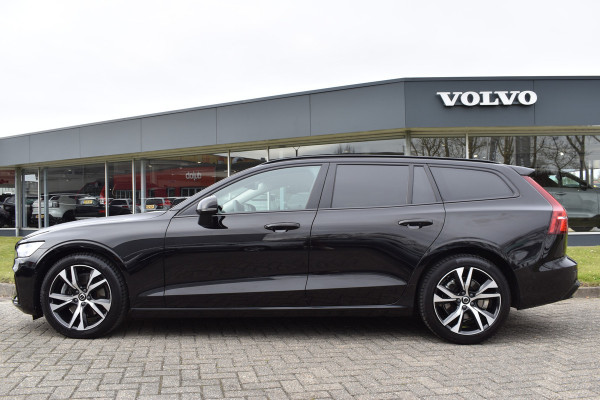 Volvo V60 B4 211PK Automaat Plus Dark | Trekhaak | ACC | Leder | Stoelverwarming | 360 Camera | 18"LMV