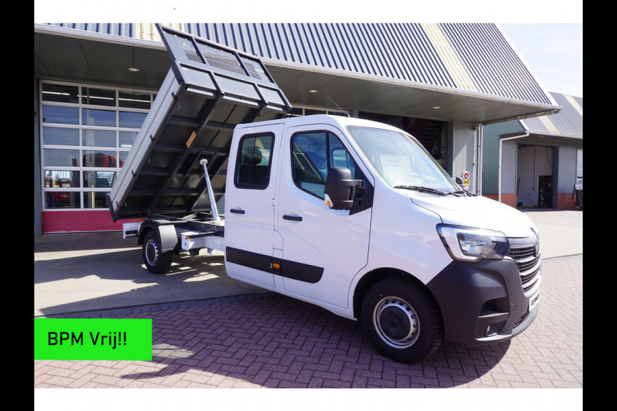 Renault Master T35 2.3 dCi 165PK EL Dubbelcabine Pick-up Kipper nr. V107 | Airco | Cruise | All season | bak 320 x 204
