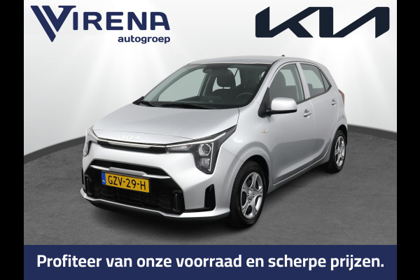Kia Picanto 1.0 DPI DynamicLine Airco - Apple Carplay/Android Auto - Cruise Control - Navigatie - Achteruitrijcamera - Fabrieksgarantie tot 02-2032