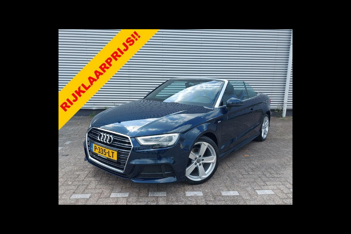 Audi A3 Cabriolet 35 TFSI CoD Sport S Line Edition Automaat, airco,cruisecontrol,navigatie,achteruitrij camera,parkeersensoren,