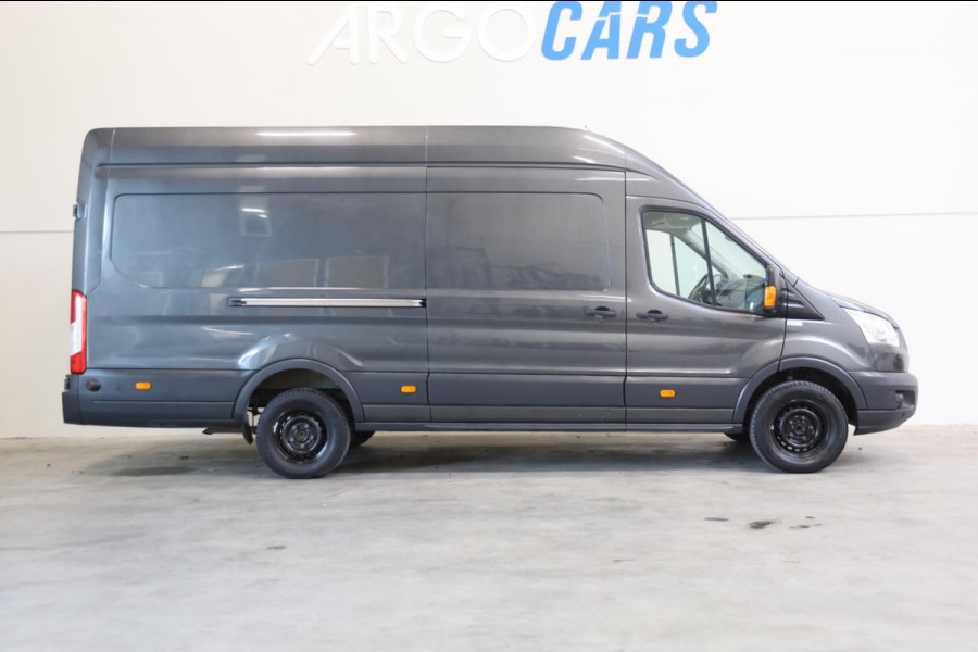 Ford Transit 350 2.0 TDCI L4/H3 170PK GRIJS Limited RWD CAMERA PDC AIRCO CRUISE CONTROL TOPSTAAT LEASE V/A €142,- p.m. INRUIL MOG