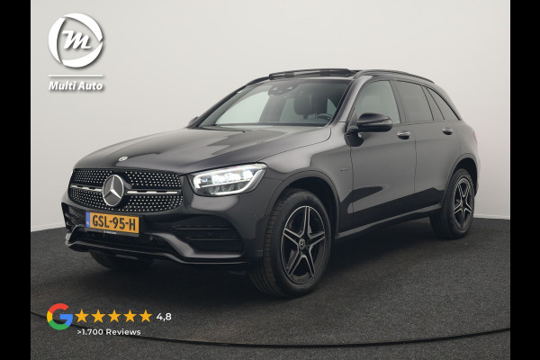 Mercedes-Benz GLC 300e 4MATIC Premium Plus PHEV 320pk Dealer O.H | Panodak | Adaptive Cruise | Sportstoelen Memory | Burmester | AMG Exterieur | Head Up | Camera | Keyless |