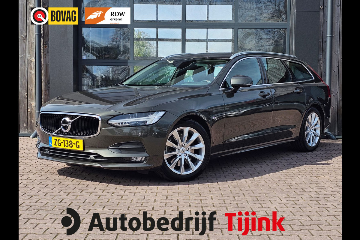 Volvo V90 2.0 T4 Momentum | Automaat | LED | Trekhaak | App-connect | Leder | Stuur & stoelverwarming | BLIS | Elek. stoelen | Elek. achterklep |