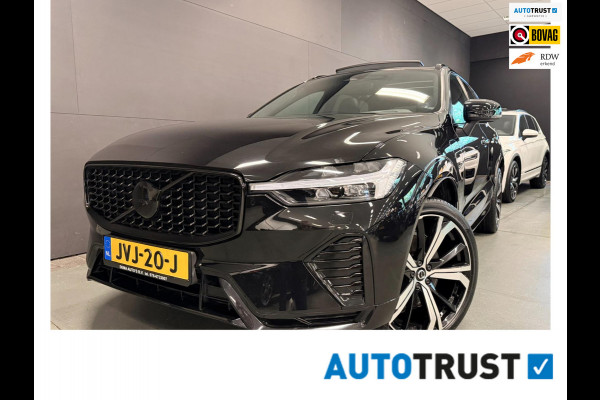 Volvo XC60 2.0 T8 R-DESIGN AWD 455PK SOH-TEST Black Edition PANO/H-KARDON/DAB/CARPLAY/LEDER/M-STOELEN///