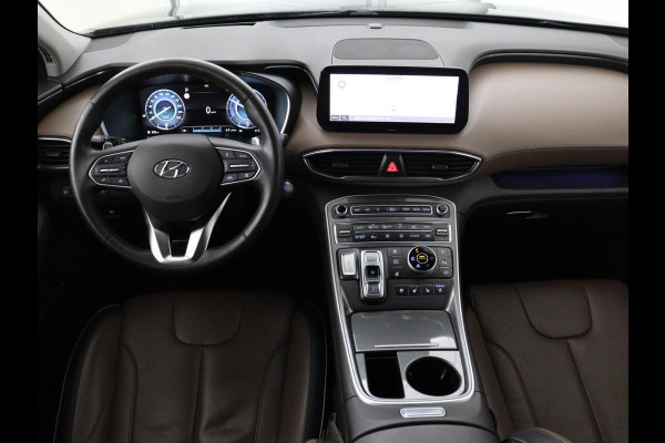 Hyundai Santa Fe 1.6 T-GDI PHEV Premium 7 Persoons | SOH 97,2% | Stoelventilatie | Trekhaak | Head-Up | Leder | Achterbankverwarming | 360 Camera | Carplay | Keyless | Adaptive cruise | Navigatie | Plug In