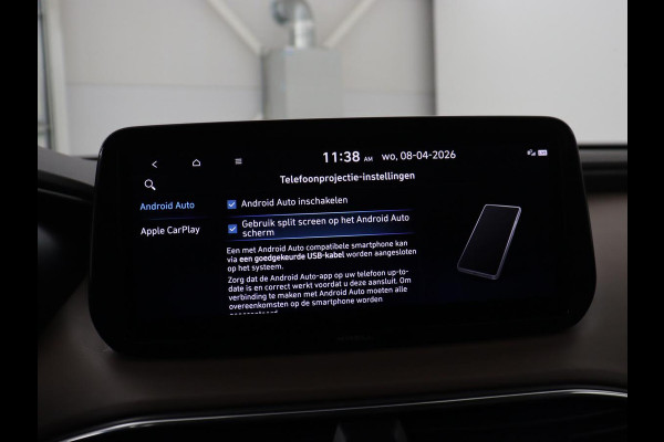 Hyundai Santa Fe 1.6 T-GDI PHEV Premium 7 Persoons | SOH 97,2% | Stoelventilatie | Trekhaak | Head-Up | Leder | Achterbankverwarming | 360 Camera | Carplay | Keyless | Adaptive cruise | Navigatie | Plug In