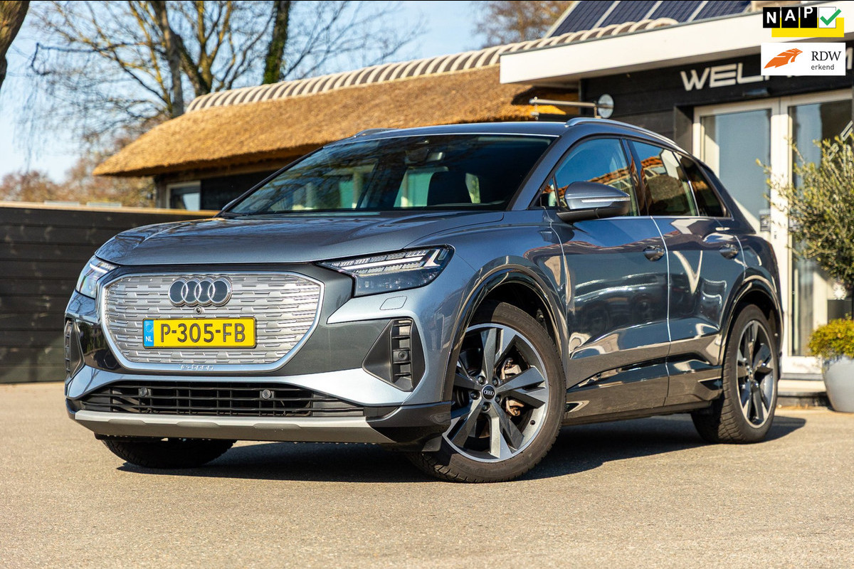 Audi Q4 e-tron 40 Advanced Edition 77 kWh SOH 94% I BTW Auto I Sonos I HeadUp I Adaptive Cruise I CarPlay I Rook & geurvrij