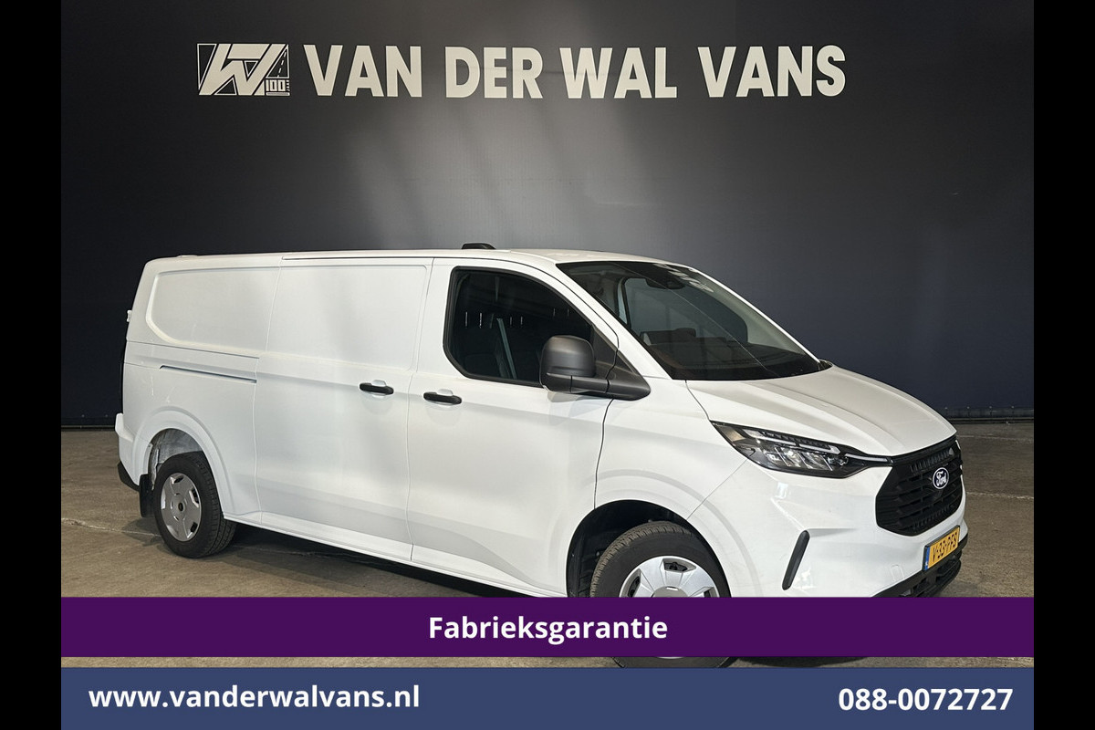 Ford Transit Custom 2.0 TDCI 136pk L2H1 Fabrieksgarantie Euro6 Airco | Camera | LED | Apple Carplay | Cruisecontrol Android Auto, Leder, Verwarmde voorruit, Parkeersensoren, Bijrijdersbank, 2740kg trekvermogen
